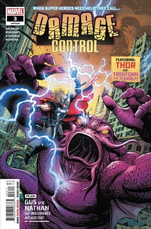 Damage Control #3 (2022), raw comic book in NM condition — front cover