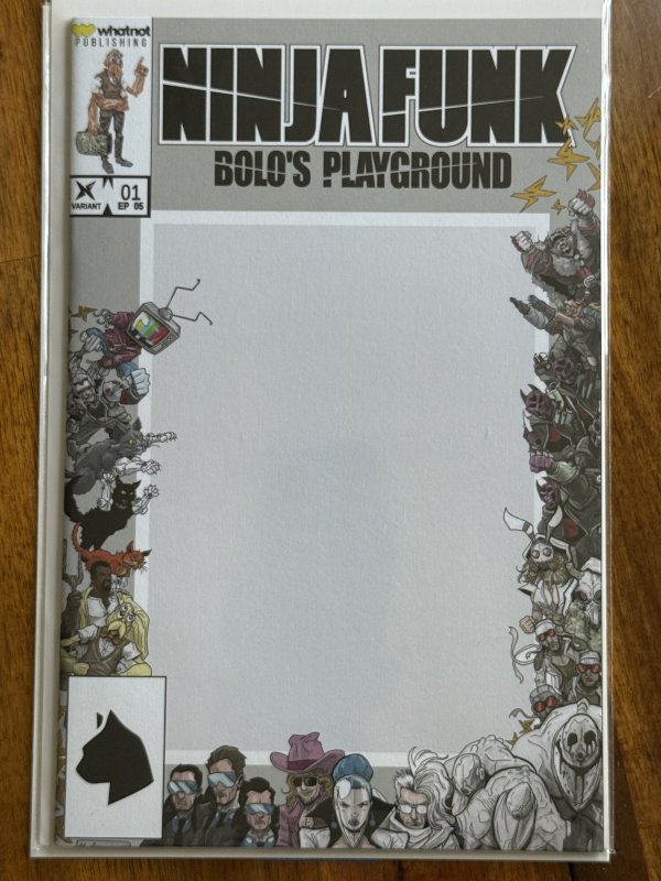 Ninja Funk: Bolo's Playground #1, raw, ungraded comic book — front cover