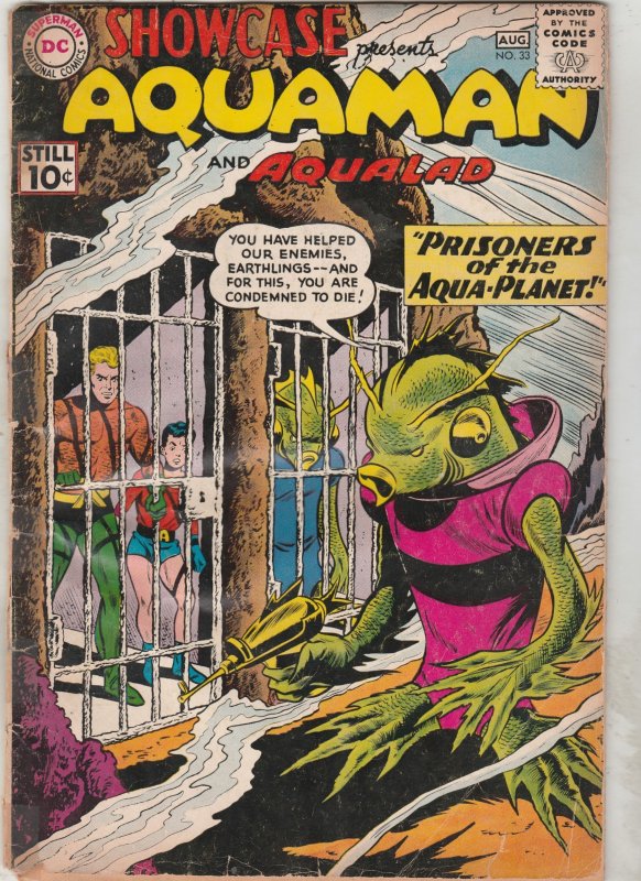 Showcase #33 (DC Comics), raw comic book in VG+ condition — front cover