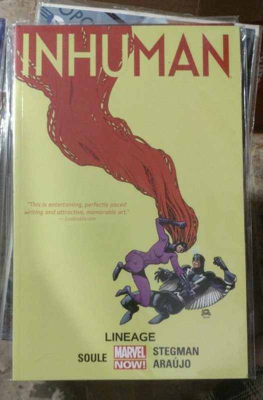 Inhuman TPB 2015 Marvel NOW Disney Lineage Black Bolt Returns Medusa (2015), raw, ungraded comic book — front cover