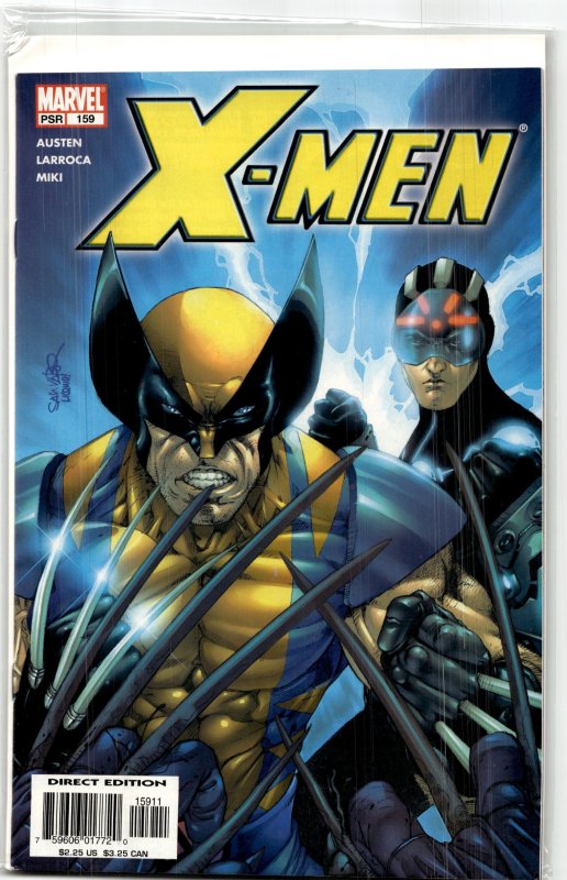 X-Men #159 (Marvel Comics, 2004), raw, ungraded comic book — front cover