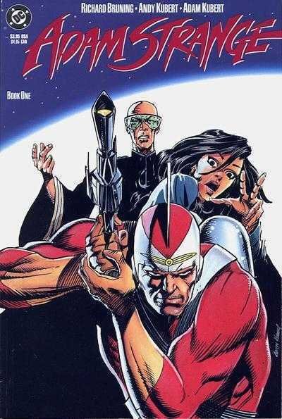 Adam Strange: The Man of Two Worlds (1990) #'s 1 2 3 Complete Set Kubert (1990), raw, ungraded comic book — front cover