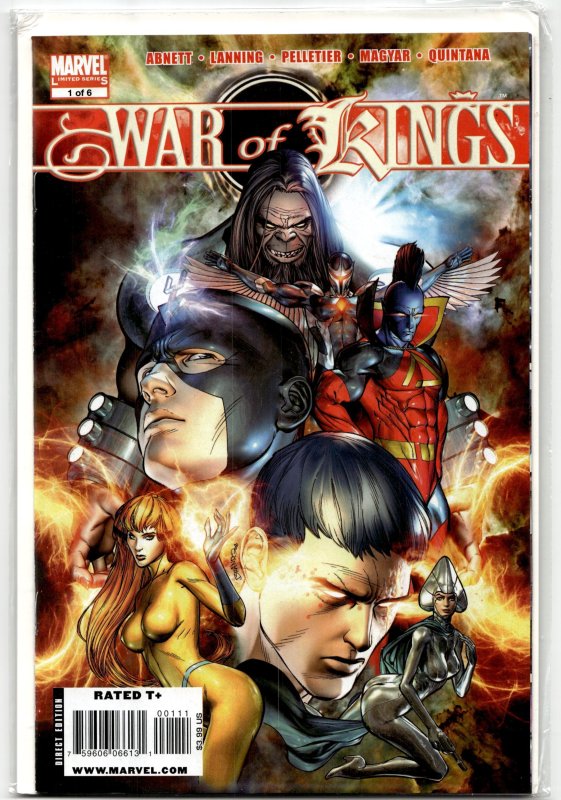War of Kings #1 (2009), raw, ungraded comic book — front cover