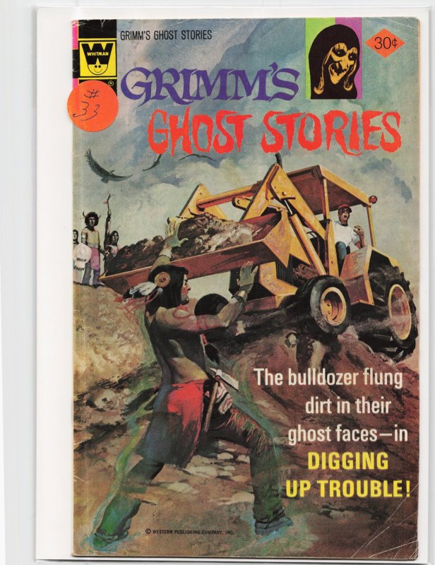 Grimm's Ghost Stories #33 (Warren Publishing, 1976), raw, ungraded comic book — front cover