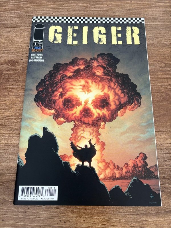 Geiger #1, raw comic book in NM condition — front cover