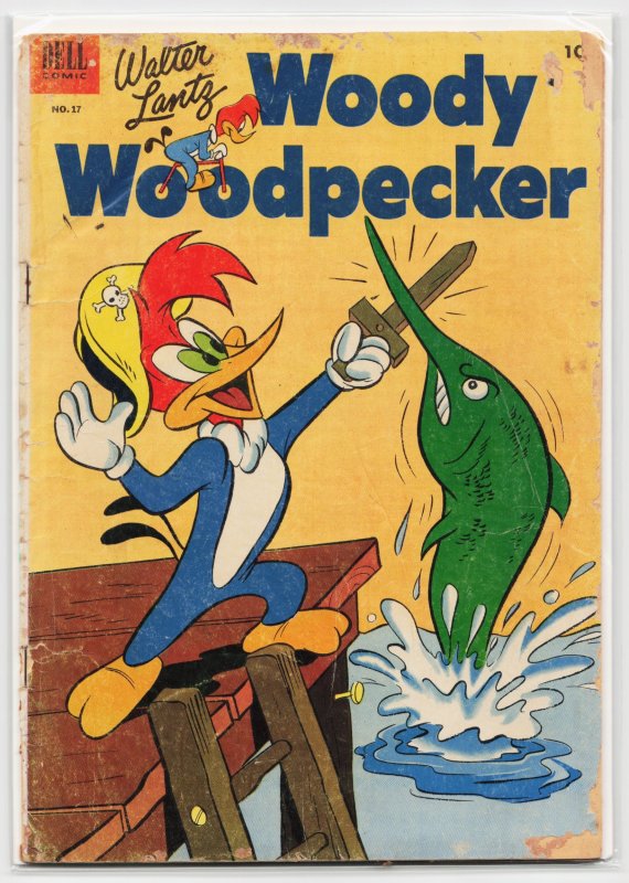 Inochi + Kurenai #17 (1953), raw, ungraded comic book — front cover
