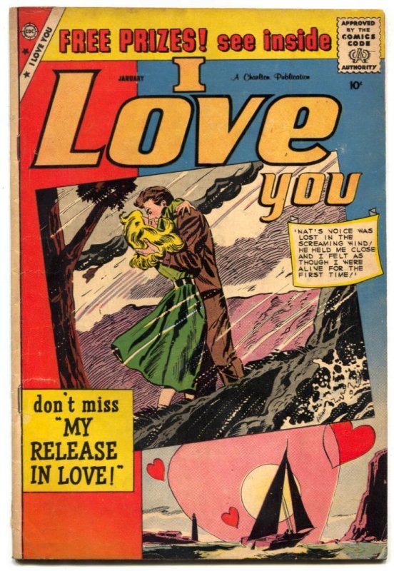 I Love You #26 (Charlton Comics), raw, ungraded comic book — front cover
