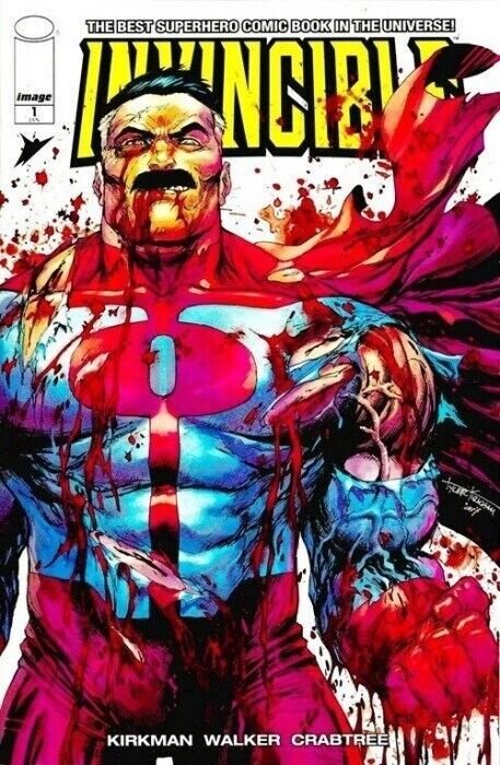 Invincible #1 (Image Comics, 2021), raw comic book in NM condition — front cover