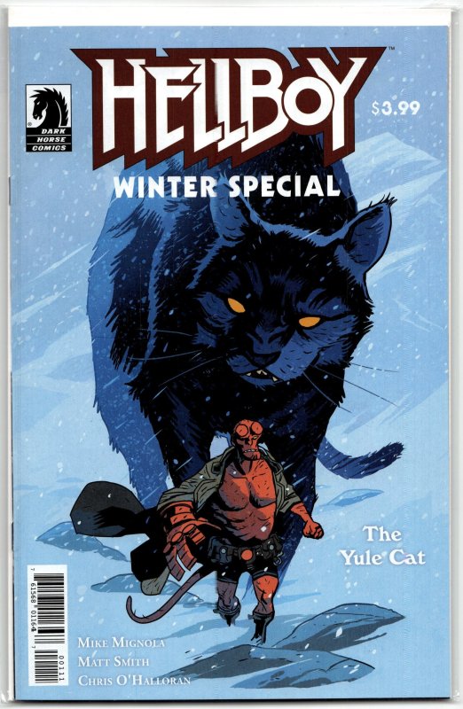 Hellboy Winter Special: The Yule Cat (2023) Hellboy (Dark Horse Comics, 2023), raw, ungraded comic book — front cover