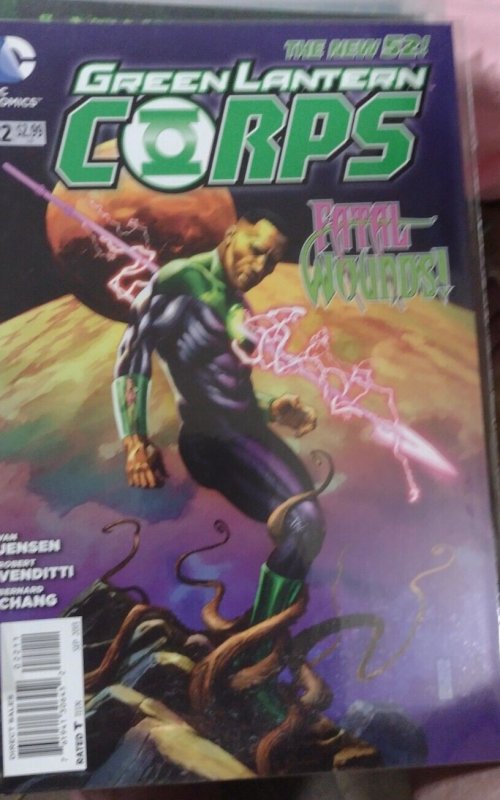 Green Lantern Corps #22 (DC Comics, 2013), raw, ungraded comic book — front cover