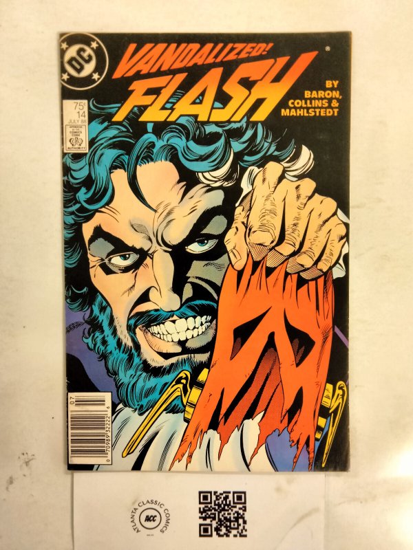 Flash #14 (DC Comics), raw comic book in NM condition — front cover