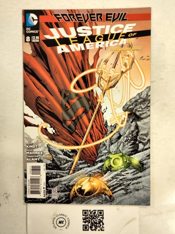 Justice League of America #8 (DC Comics), raw comic book in NM condition — front cover