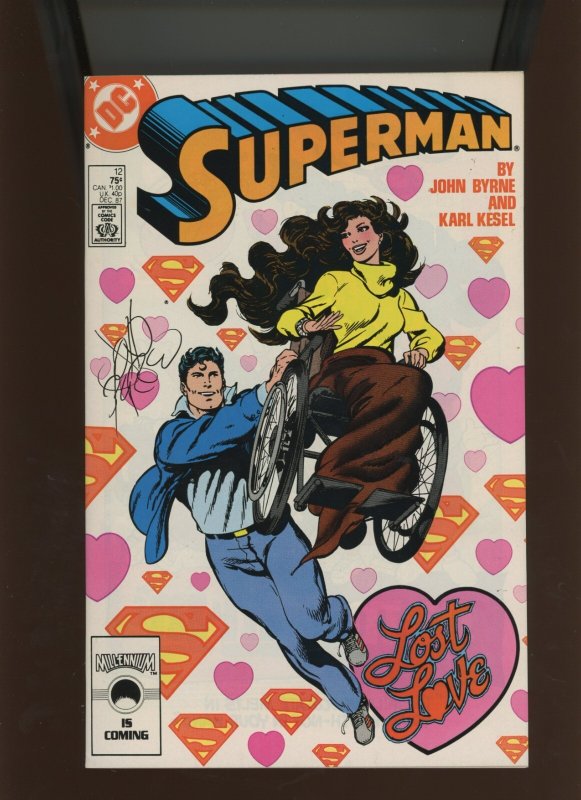 Superman #12 (DC Comics, 1987), raw comic book in 9.2 condition — front cover