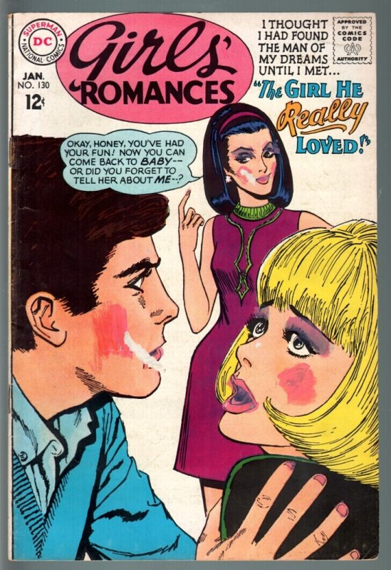 Girls' Romances #130 (DC Comics), raw, ungraded comic book — front cover