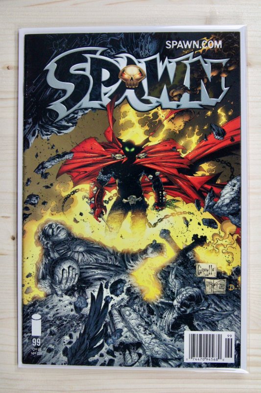 Spawn #99 (Image Comics, 2000), raw comic book in NM 9.4 condition — front cover
