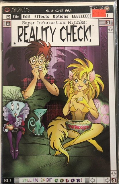 Super Information Hijinks: Reality Check! #3 (1996), raw, ungraded comic book — front cover