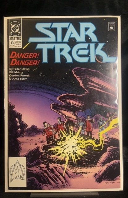 Star Trek #13 (DC Comics, 1990), raw, ungraded comic book — front cover