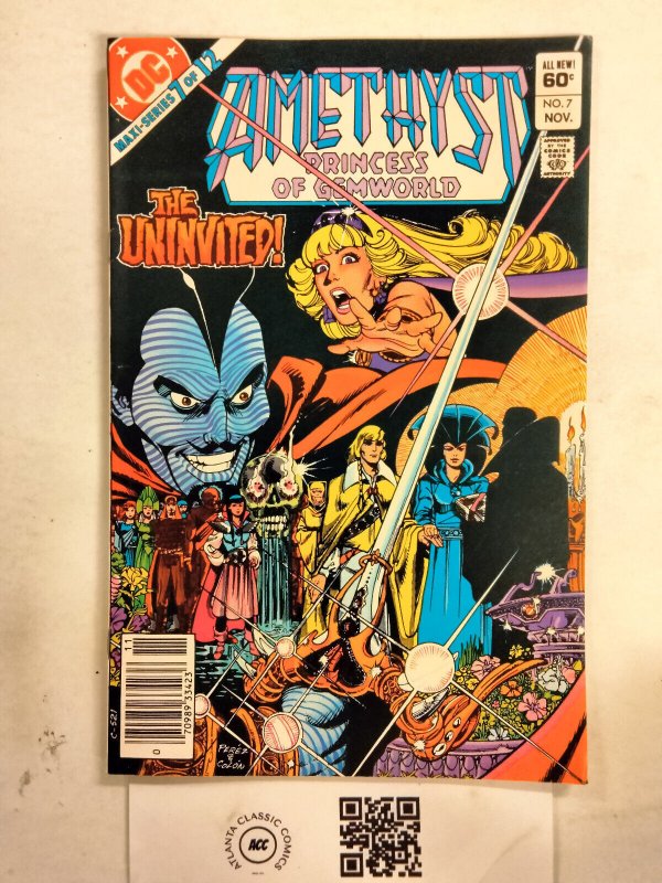 Amethyst #7 (DC Comics), raw comic book in VF condition — front cover