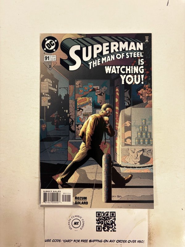 Superman Man of Steel #916 (DC Comics), raw comic book in NM condition — front cover