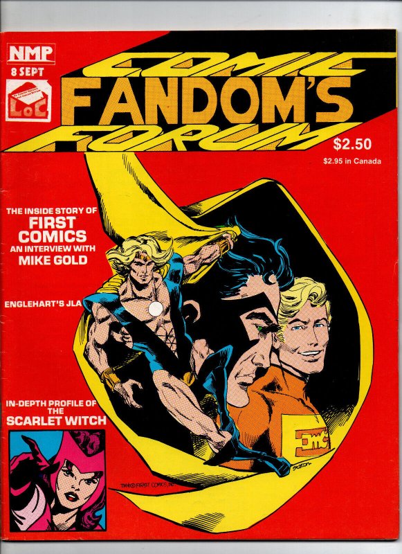Fandom's #8 (1982), raw, ungraded comic book — front cover
