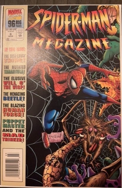 Spider-Man Megazine #6 (1995), raw, ungraded comic book — front cover