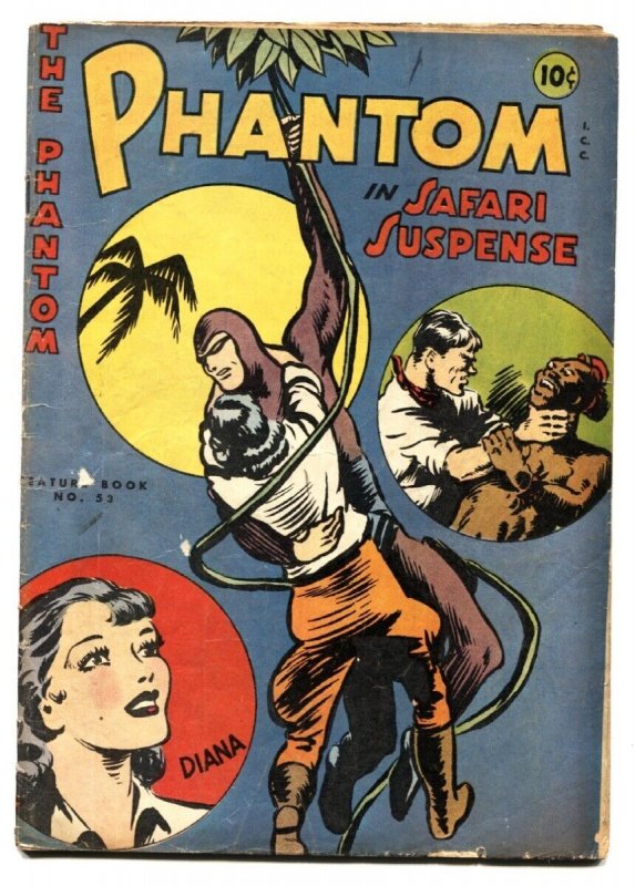 THE Phantom- Feature Book #53 (1948), raw comic book in VG- condition — front cover