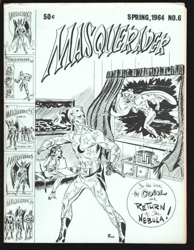 Masquerader #6 (EC Comics, 1964), raw, ungraded comic book — front cover
