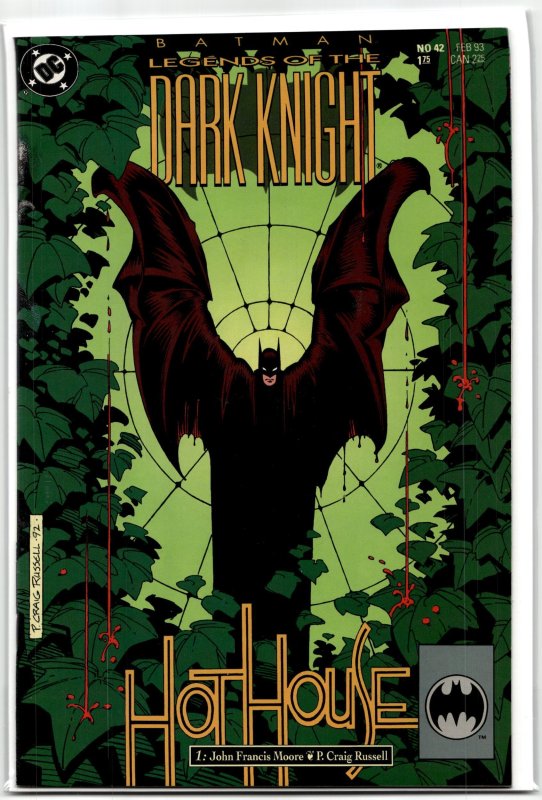 Batman: Legends of the Dark Knight #42 (DC Comics, 1993), raw, ungraded comic book — front cover
