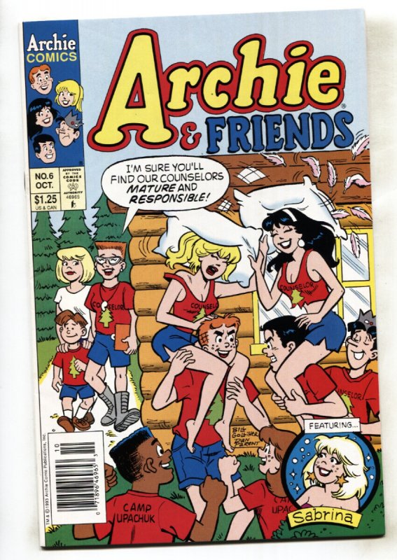 Archie and Friends #6 (Archie Comics, 1993), raw comic book in VF/NM condition — front cover