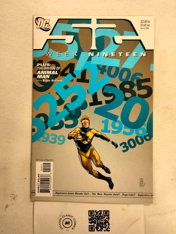 52 #19 (DC Comics), raw comic book in NM condition — front cover