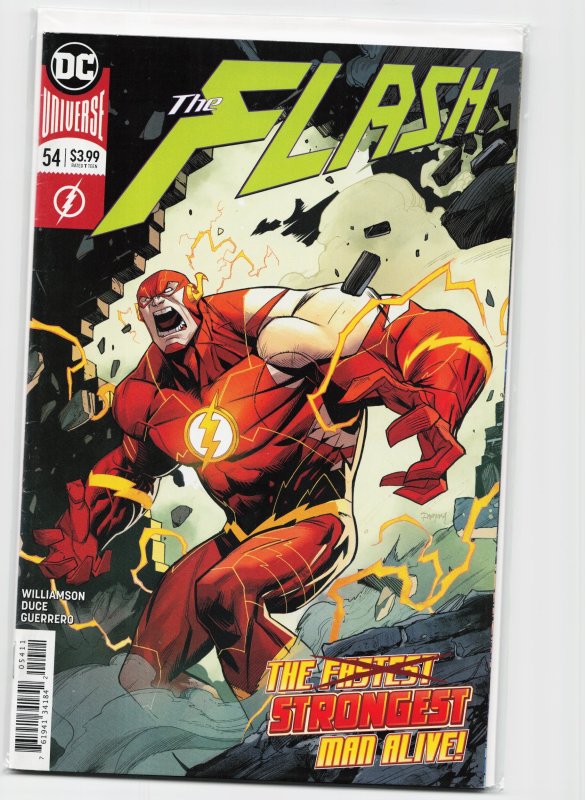 The Flash #54 (DC Comics, 2018), raw, ungraded comic book — front cover