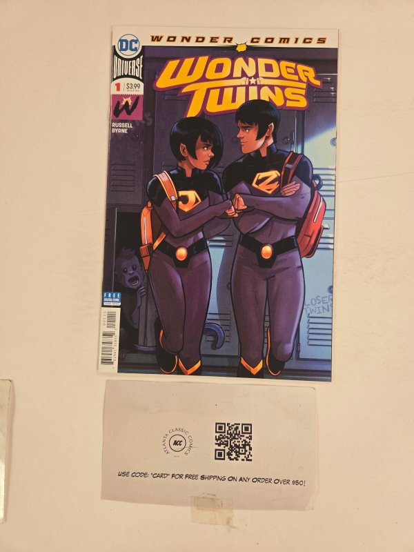 Wonder Twins #1 (DC Comics), raw comic book in NM condition — front cover