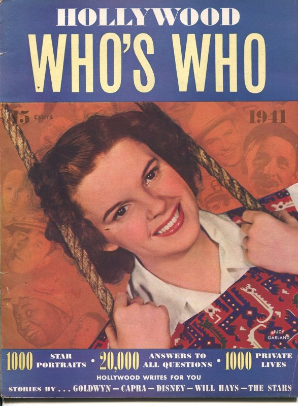MAG: Who's Who in Hollywood #1 (1941), raw, ungraded comic book — front cover