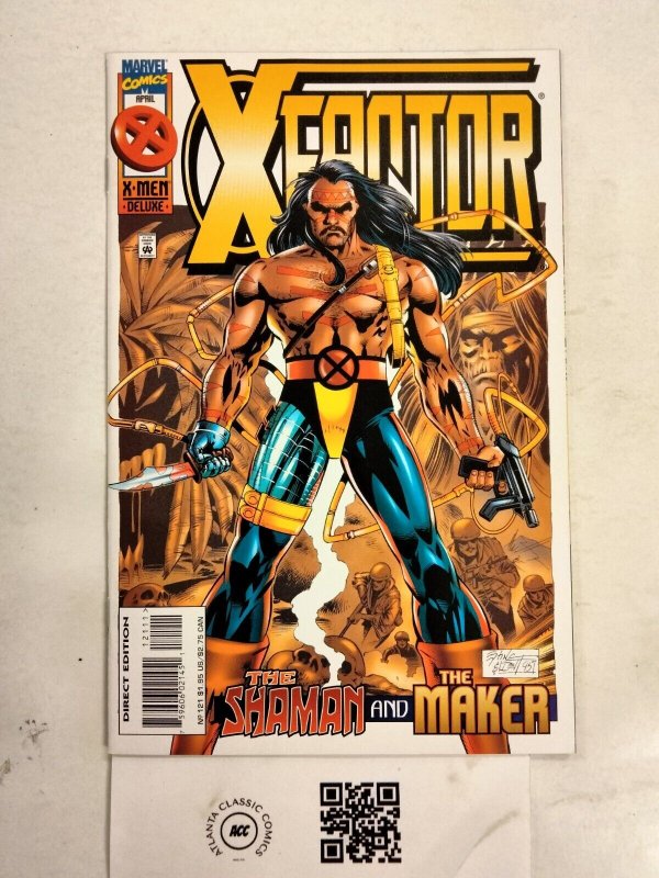 X-Factor #121 (Marvel Comics, 1996), raw comic book in NM condition — front cover