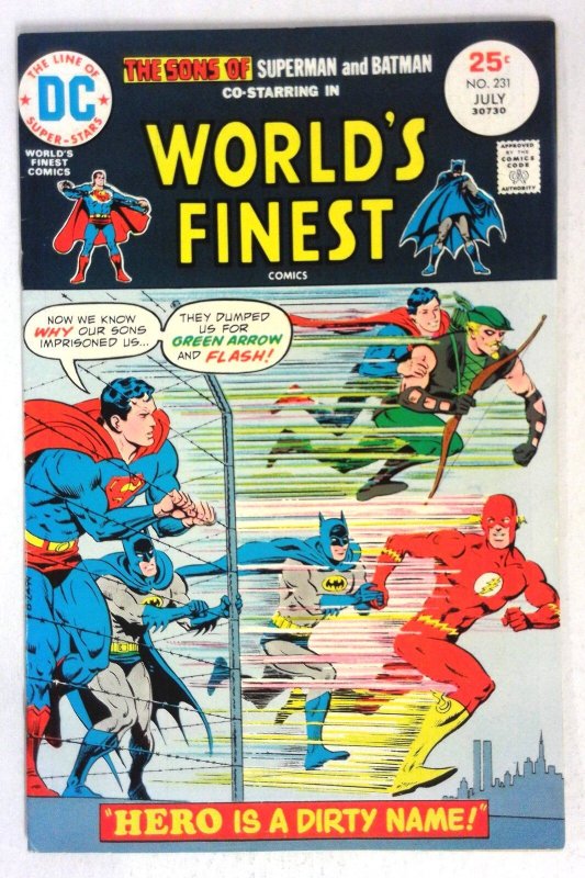 World's Finest Comics #231 (DC Comics, 1975), raw comic book in VF condition — front cover