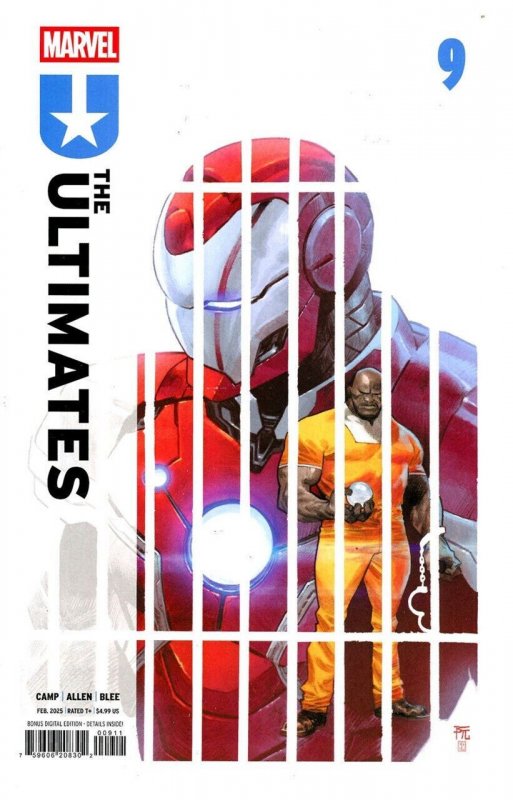 Ultimates #9 (Marvel Comics, 2024), raw comic book in NM condition — front cover