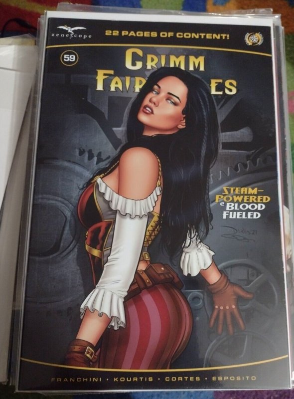 Grimm Fairy Tales #59 (Zenescope Entertainment, 2022), raw, ungraded comic book — front cover