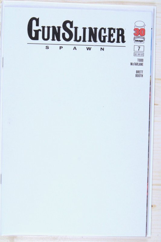 Gunslinger Spawn #7 (Image Comics, 2022), raw comic book in NM+ 9.6 condition — front cover