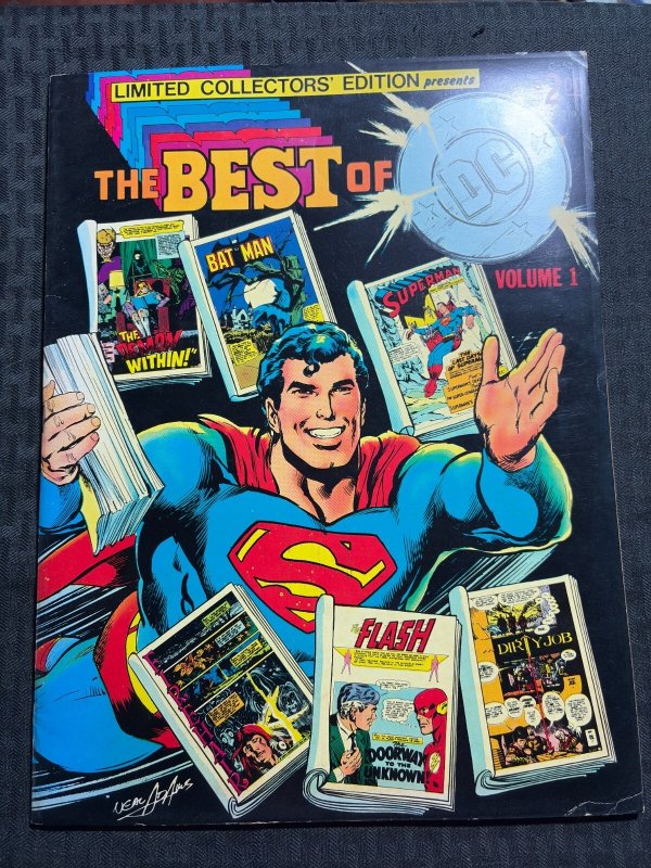1977 THE Best OF DC Comics Volume 1 Treasury C-52 FN 6.0 Batman / Superman (DC Comics, 1977), raw comic book in FN 6.0 condition — front cover