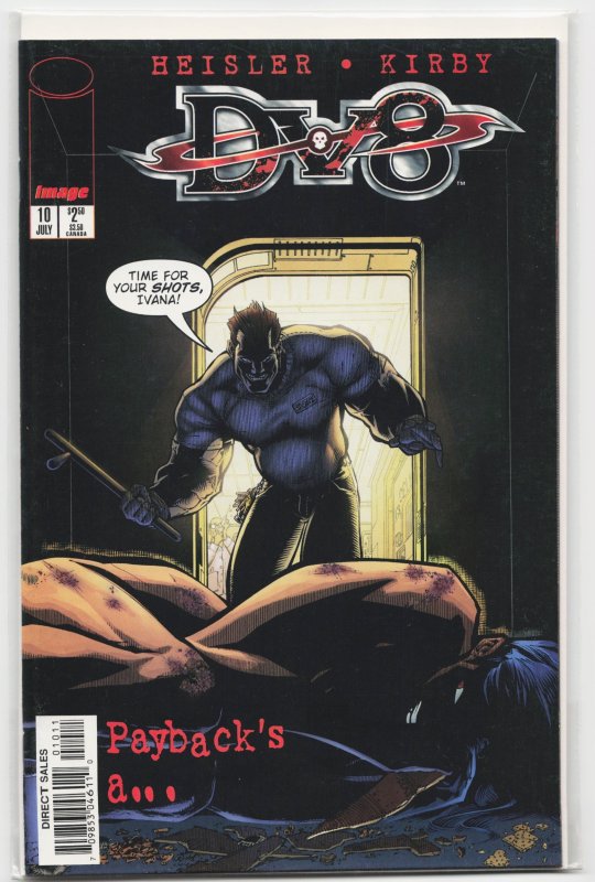 DV8 #10 (Image Comics, 1997), raw, ungraded comic book — front cover