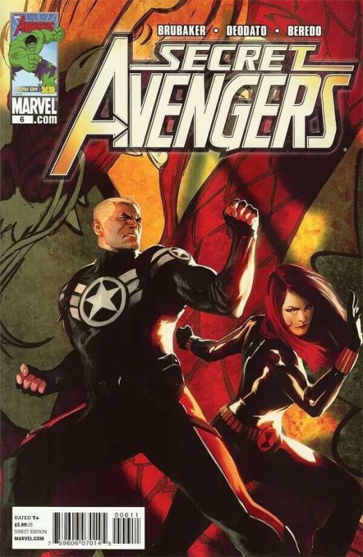 Secret Avengers #6 (2010), raw comic book in NM condition — front cover
