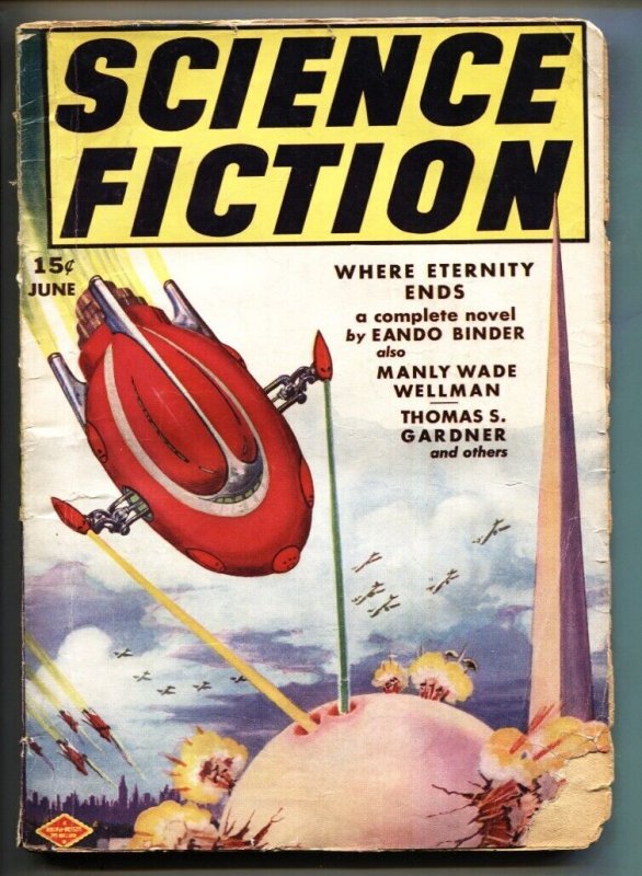 Pulp: Science Fiction #2 (1939), raw, ungraded comic book — front cover
