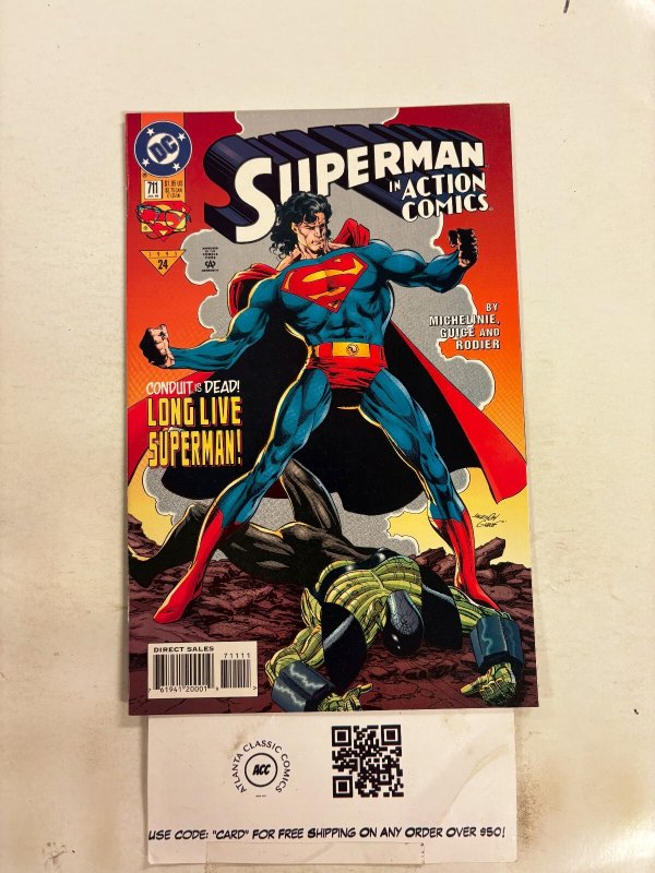 Action Comics Weekly #711 (DC Comics), raw comic book in NM condition — front cover
