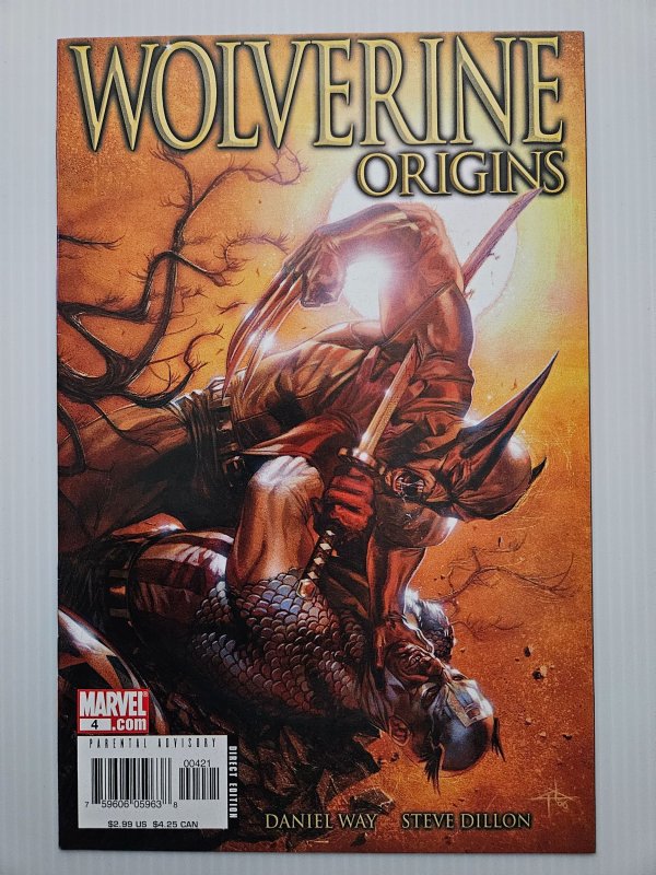 Wolverine: Origins #4 (Marvel Comics, 2006), raw, ungraded comic book — front cover