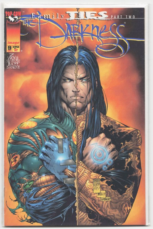 The Darkness #9 (Top Cow, 1997), raw, ungraded comic book — front cover