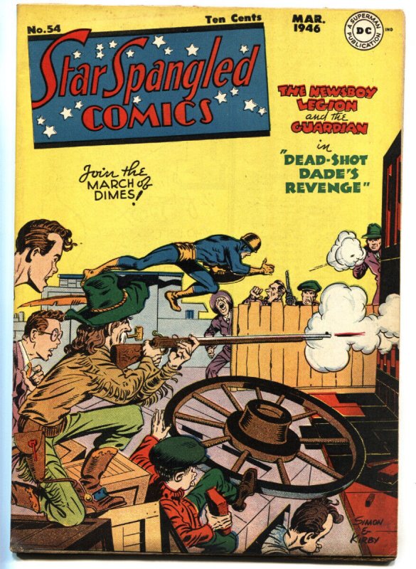 Star Spangled Comics #54 (DC Comics, 1946), raw, ungraded comic book — front cover
