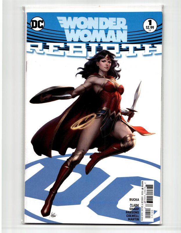 Supergirl: Rebirth Variant Cover (2016) Supergirl (DC Comics, 2016), raw, ungraded comic book — front cover