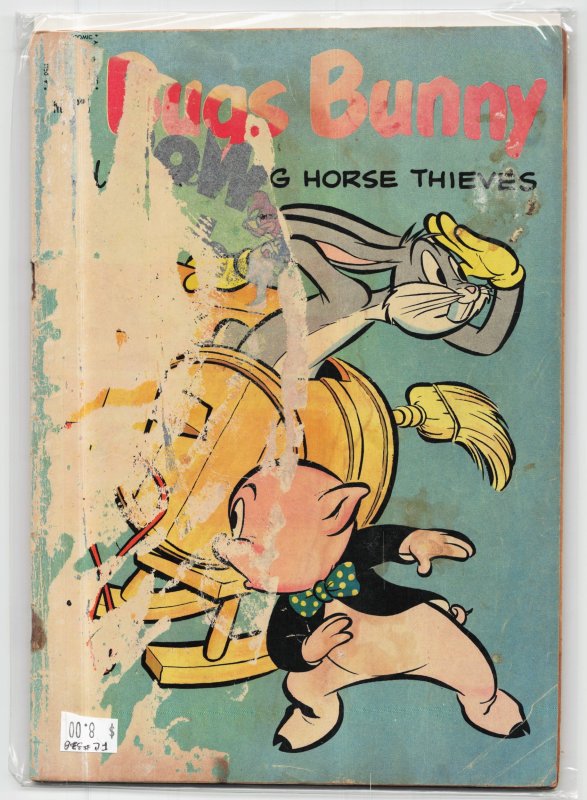 Four Color #338 (Dell Comics, 1951), raw, ungraded comic book — front cover