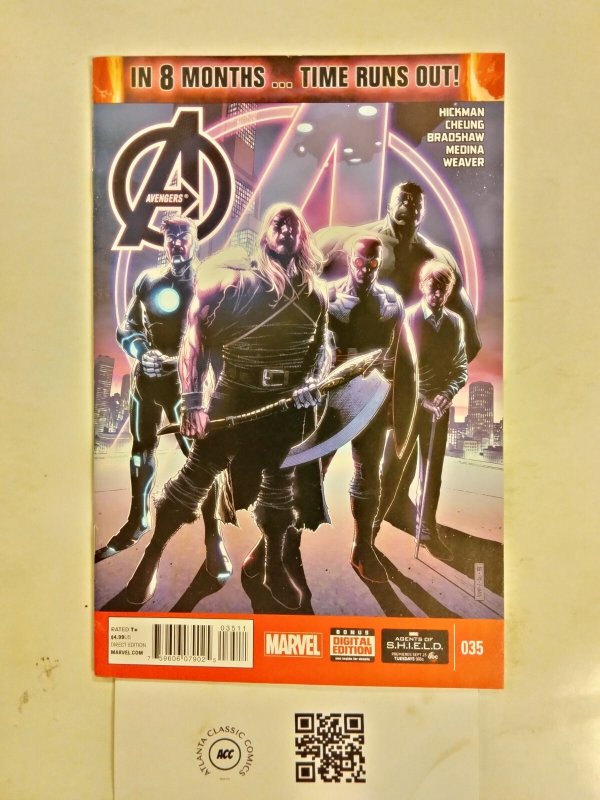 Avengers #35 (Marvel Comics), raw comic book in NM condition — front cover
