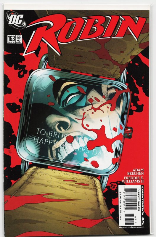 Robin #163 (DC Comics, 2007), raw, ungraded comic book — front cover